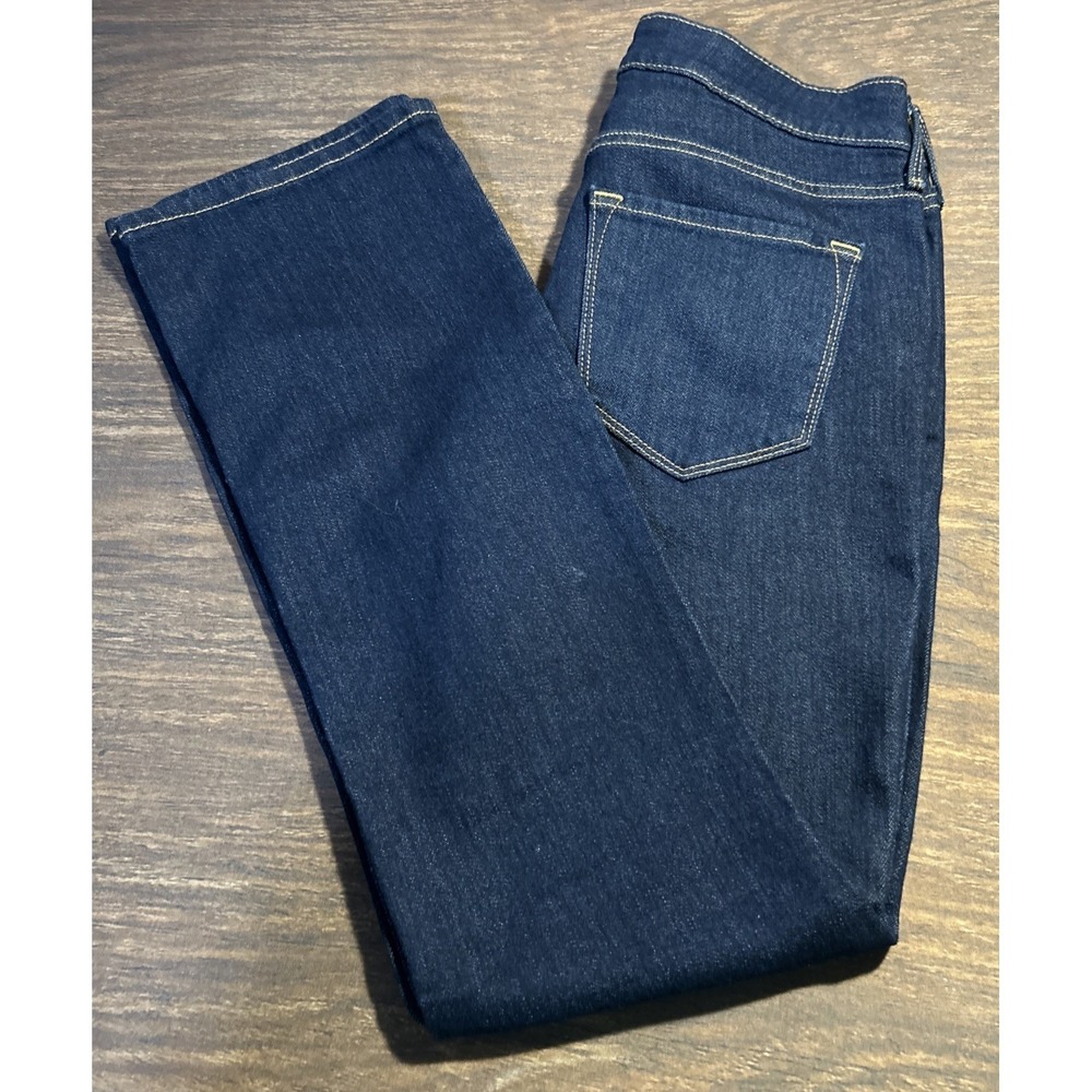 Old Navy Women's Size 6 Short Mid-Rise Wow Boot-Cut Jeans Dark Wash